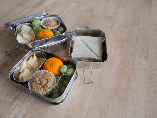 Reusable, metal lunch boxes
